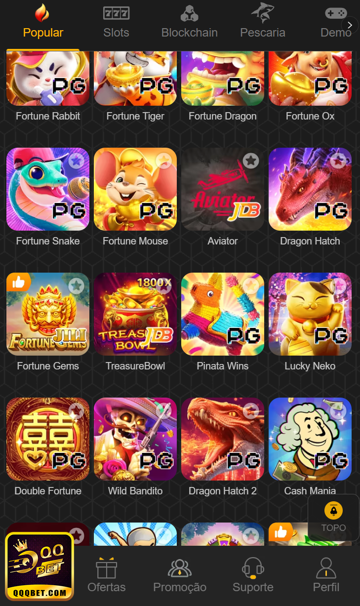 Slots online da qqqbet.com com jackpots progressivos